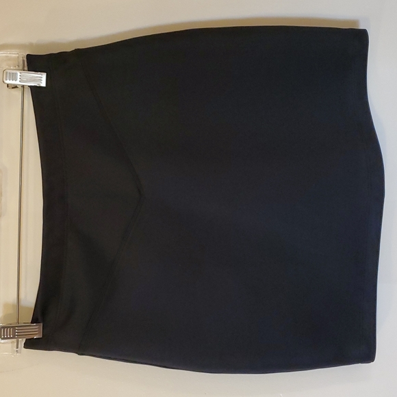 Free People Black Ponte Knit Mini Skirt - Picture 4 of 6